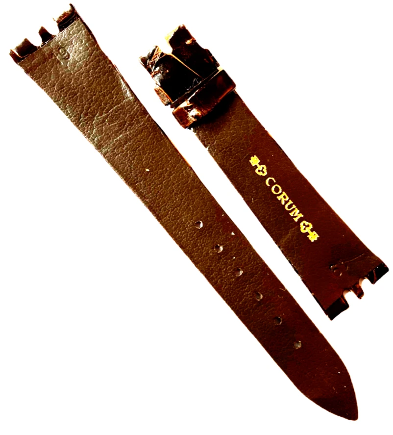CORUM - CORREA RELOJ PULSERA - CUERO - 19x16MM - MARRÓN Foto 2 de 2