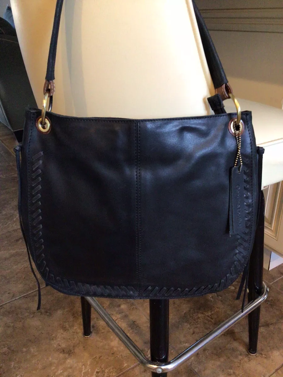 Nino Bossi Black Leather Handbag | eBay