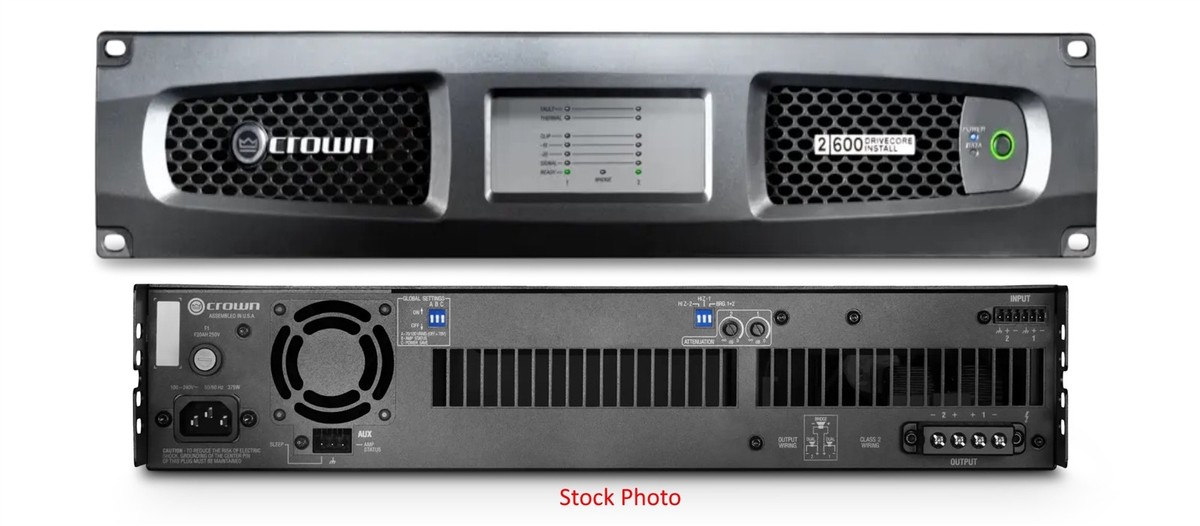 アンプ CROWN DCi 2 600 NEW Crown DCi 2|600 2-Channel 600W Power Amplifier DCI2X600MX | eBay