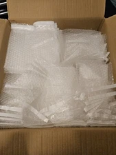 4x7.5" Bubble Out Bags Clear Self Sealing Bubble Pouches - 500~