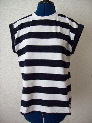 Shirt ESPRIT M Organic Cotton 100% Biobaumwolle Streifen gestreift Rundhals