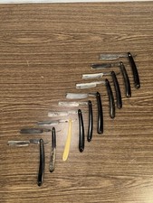 Lot Of 10 Vintage Antique Wade & Butcher Straight Razors - Varying Conditons 