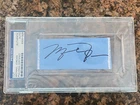 Michael Jordan signed cut PSA/DNA