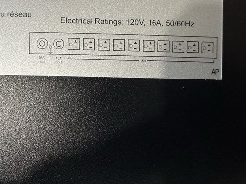 APC AP7752 120V 16A 50/60Hz Automatic Transfer Switch ATS Electrical - Picture 3 of 6