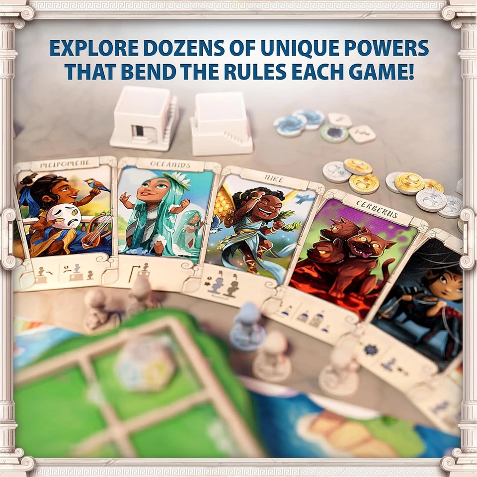 Santorini: Second Edition - an Elegant, Accessible Strategy Game Based in Greek  - Image 4 of 4