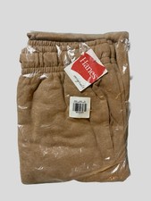 Hanes Originals Men  s Fleece Sweatpants Acorn Brown Size Large New in Package