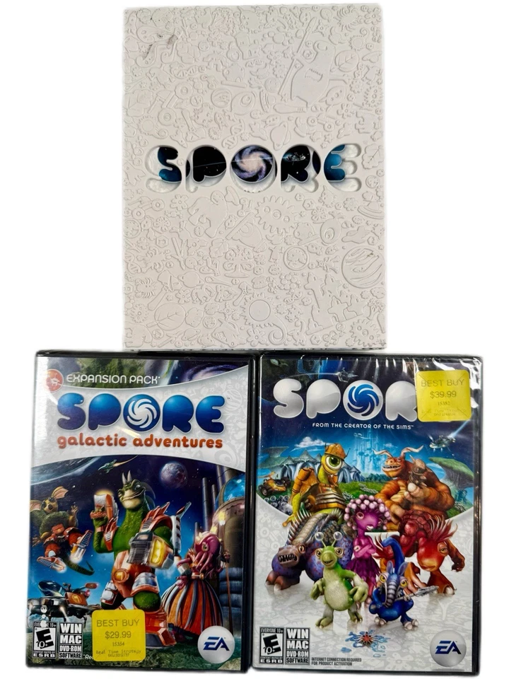 Spore Galactic Edition PC Mac Game + Galactic Adventures Expansion SEALED - Image 2 of 4