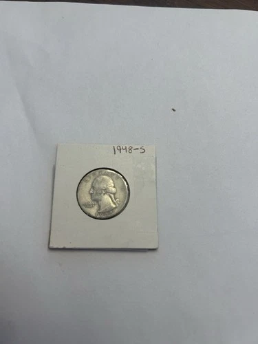 1948 S Washington Quarter - BU - #8166D