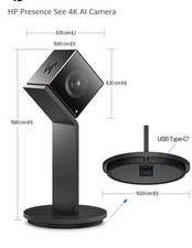 HP Presence See 4K Ai Camera Webcam 4V975AA **NEW**