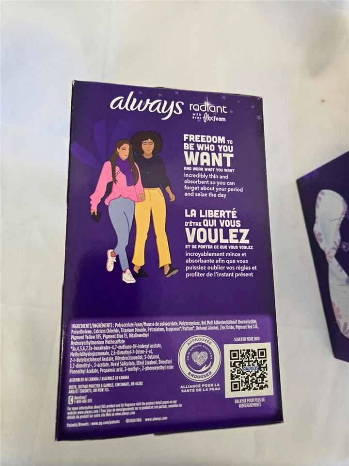 = Lote de 2 almohadillas siempre radiantes 36 CT tamaño 4 espuma flexible durante la noche 72 almohadillas totales Foto 4 de 4