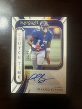 2024 Immaculate Collection-Plaxico Burress Auto 🔥Clutch Time New York Giants