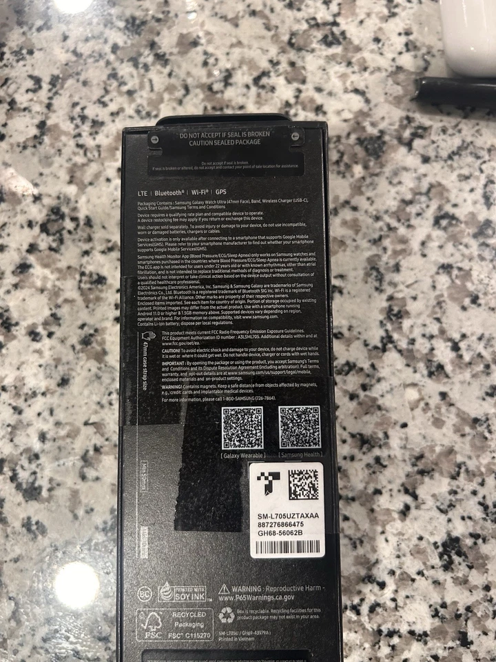 Samsung Galaxy Watch Ultra 47mm Gray Titanium, LTE, with Black - Image 2 of 4