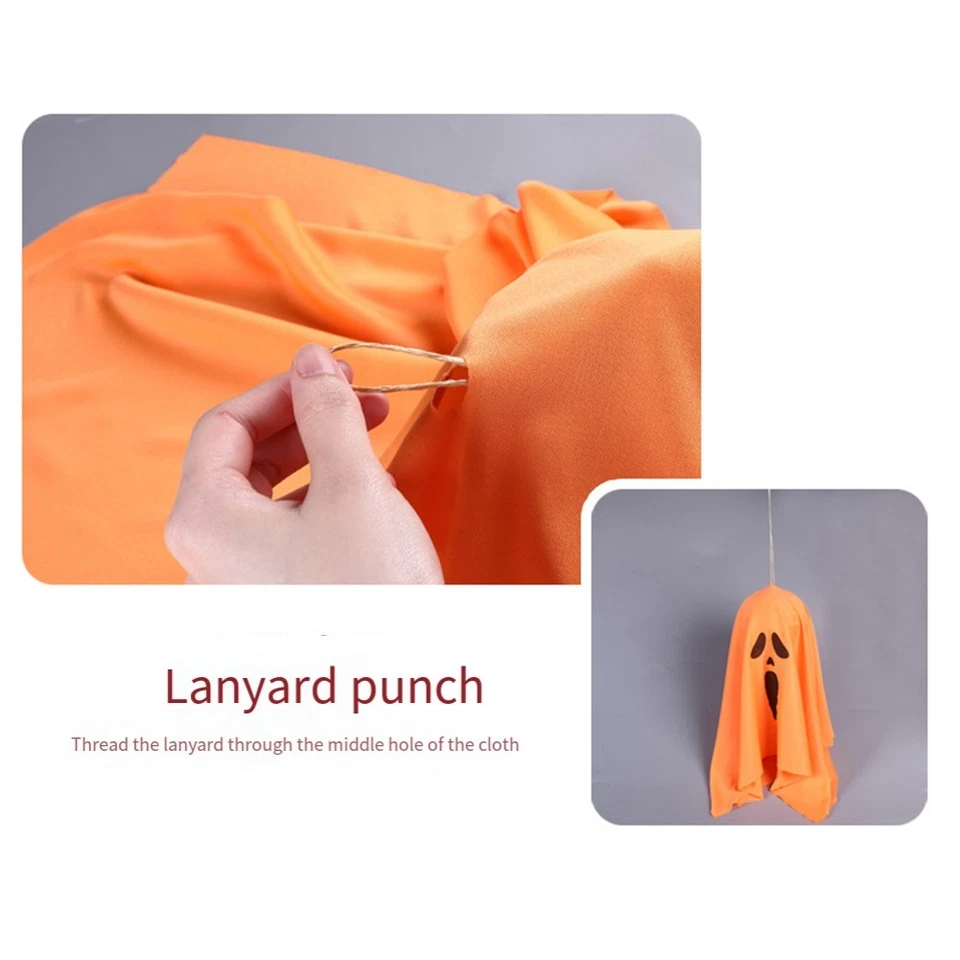 Tela Halloween Luces Decorativas, Accesorios para Escena Exterior, Horrorge6257 - Imagen 4 de 4