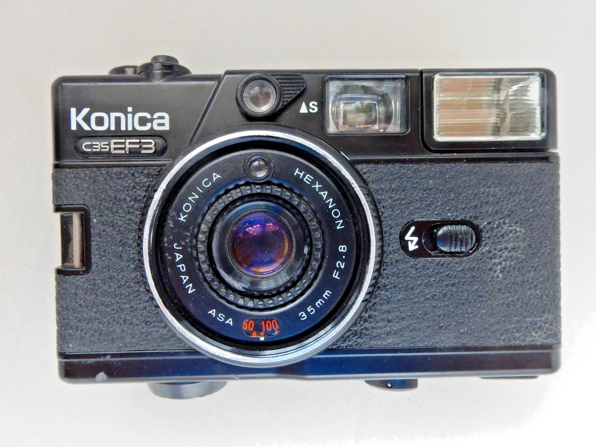 フィルムカメラ Konica C35 EF 35mm tested working Konica C35 EF - Film Camera Review! (it's better than you think