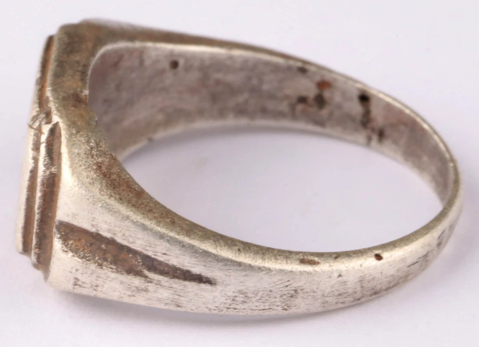 U566 Wolf 800 plata Segunda Guerra Mundial submarino alemán anillo naval período de guerra Segunda Guerra Mundial Alemania U-bo Foto 4 de 4