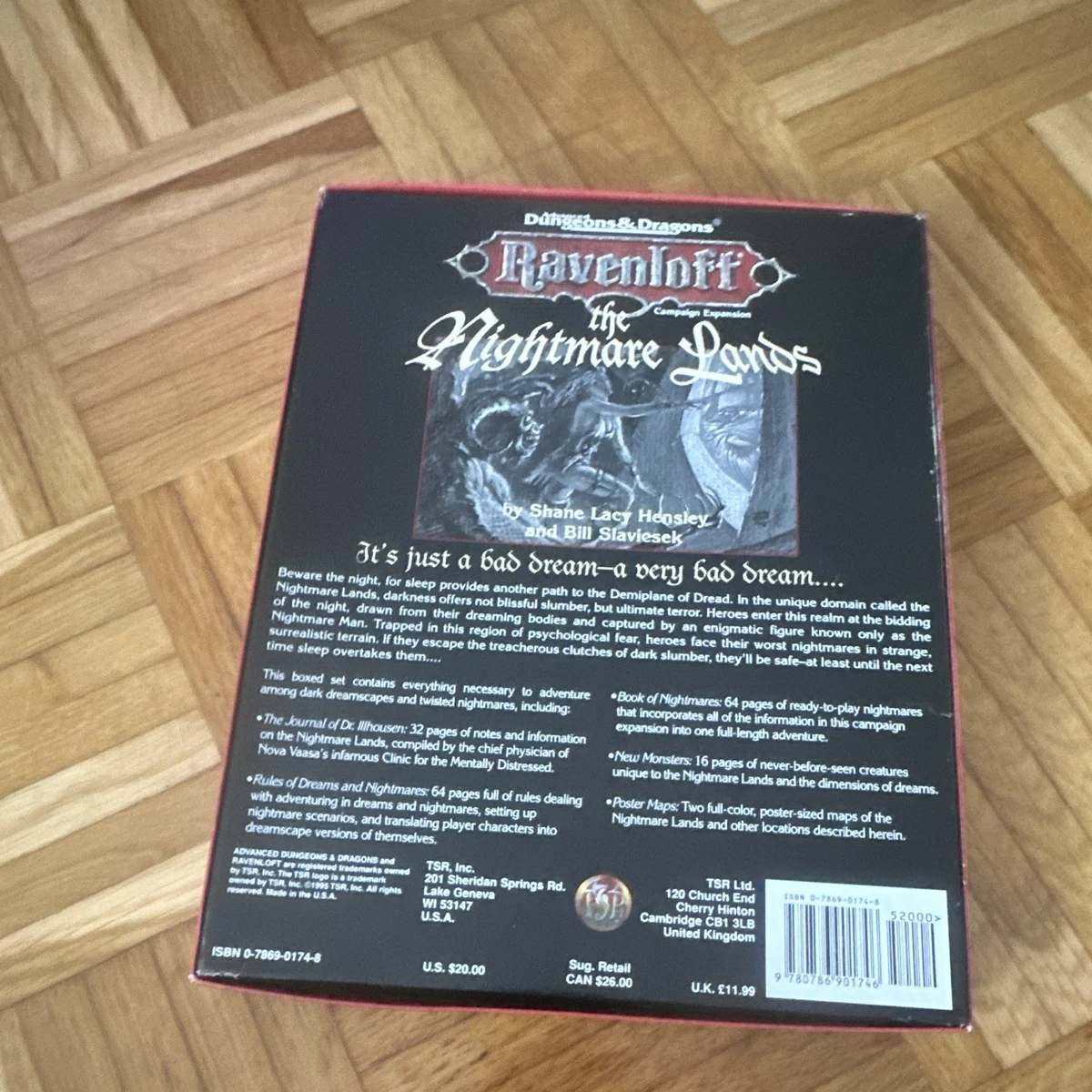 AD&D Advanced Dungeons and Dragons Ravenloft The Nightmare Lands