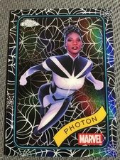Photon 2025 Topps Chrome Marvel X-Men 24 Spider Web Refractor /399