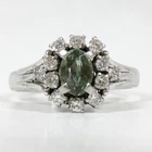 Jewelry Ring Alexandrite 0.6ct Platinum 5529203