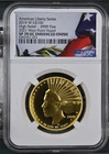 2019-W American Liberty High Relief 1oz Gold Coin NGC SP70 UC Ultra Cameo
