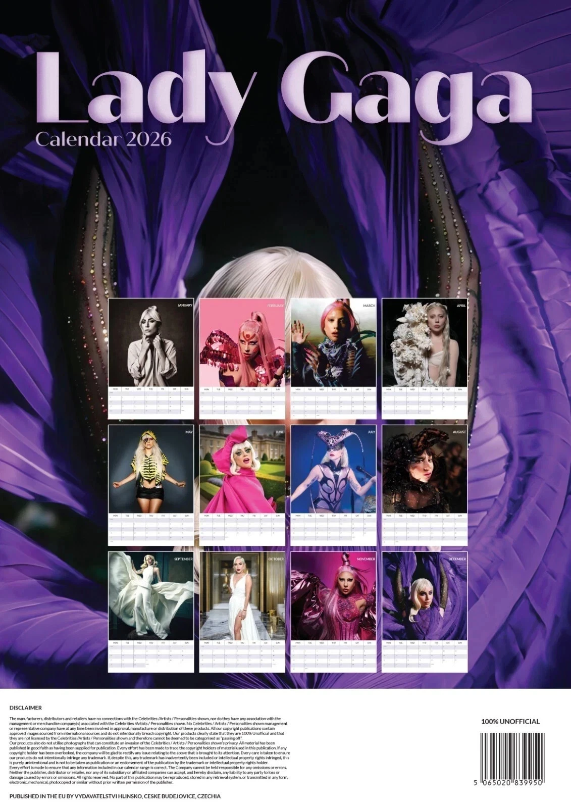 LD GA 2026 Large Wall Calendar