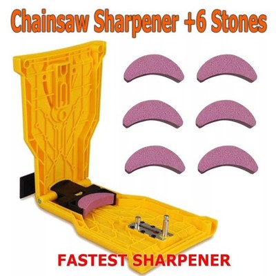 Chainsaw Teeth Sharpener 14-20in Chain Saw Blade Bar Fast Sharpening Stone Tool=