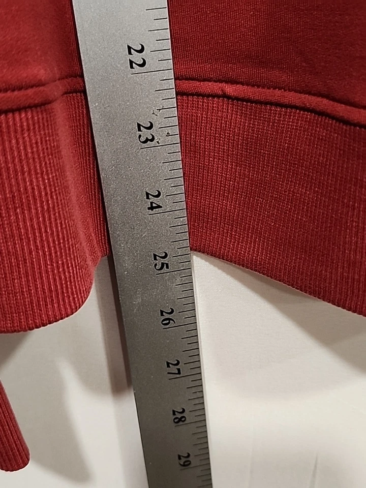 Suéter Antonio Melani Nuevo con Etiquetas Active Rayas Piping Cuello Redondo Mujer L Borgoña Nuevo Foto 4 de 4