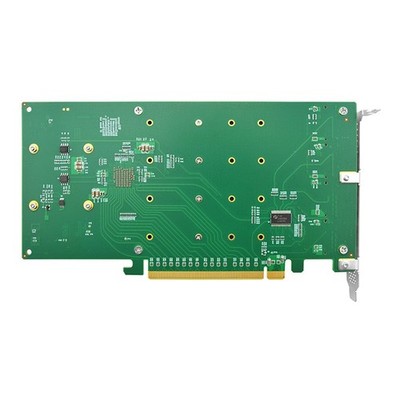 Carte contrôleur PCIe 3.0 16x pour 4 SSD M.2 NVMe M Key (M2 NGFF). Mode
