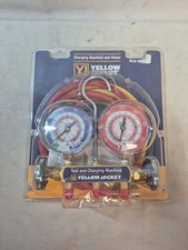 YELLOW JACKET 42004 Series 41 Manifold with 3-1/8 inch Gauge (2024)