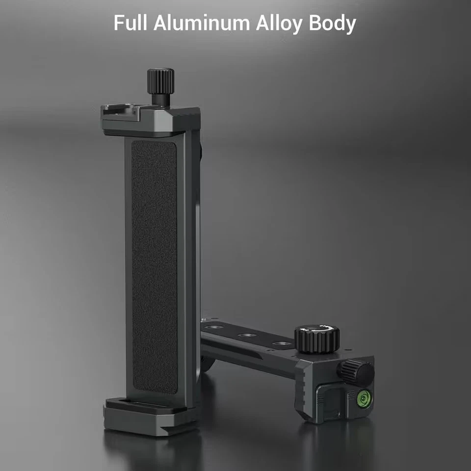 Universal Tablet Tripod Mount Adapter with 1/4 Screw and Cold Shoe for 4.7-12.9 - Image 2 of 4