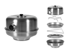 Agnelli Family Cookware Oven In Aluminum With Eye 3 Cm
