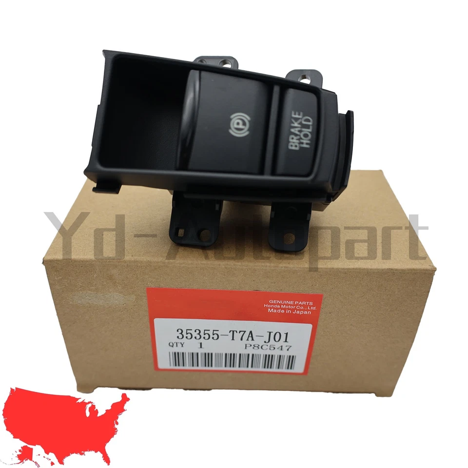 OEM New for 2016-2022 Honda HR-V 1.8L L4 Parking Brake Switch 35355-T7A-J01  US - Imagem 2 de 4