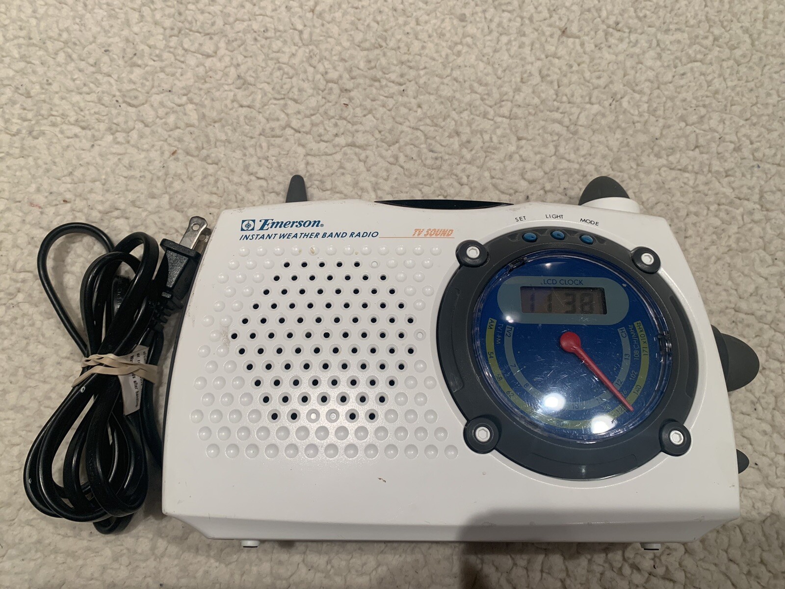 Emerson Instant Weather Portable Am/fm TV Band Radio RP6248 for sale ...