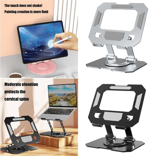 Laptop Stand for Desk Computer Stand Adjustable Height Ergonomic Notebook Laptop - Afbeelding 6 van 12
