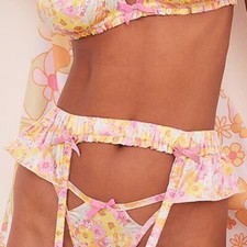 NEW Love and lemons pastel punch garter belt sz S. Jjjj