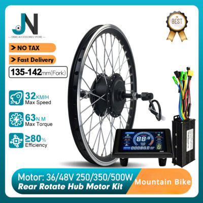 E-Mountain Bike Motor Kit 36V 48V 250/350/500W Rear Drive