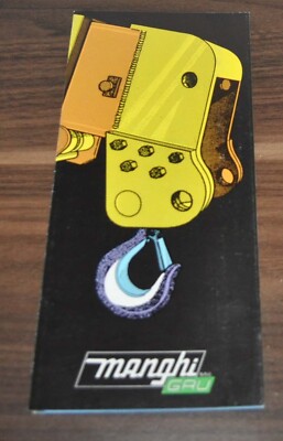 Manghi Robur Teleskop Mobil Krane Crane Brochure Prospekt