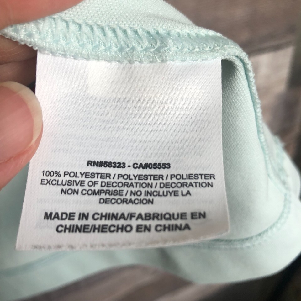 Nike Tour Performance Polo Shirt Mens Medium Short Sleeve Mint Green