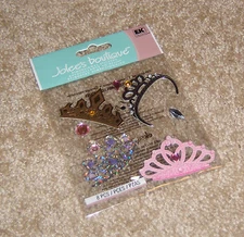 EK Success Disney Dimensional Sticker ~ Princess Tiaras/Crowns