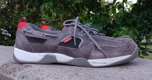 MOC LEATHER MESH BOAT SHOES 