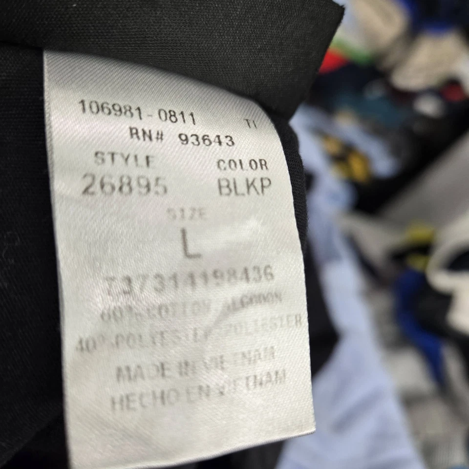 Baby Phat Women Scrub Top L Black Bling It On! Shaped Square Neck  Studded - Image 3 of 4