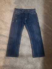 True Religion Bobby Super T Mens Denim Jeans Size 40 Thick Stick USA Made READ
