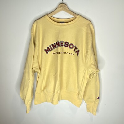 Vintage Champion Reverse Weave Minnesota Hockey Sweatshirt