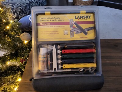 Lansky Deluxe 5-Stone Controlled-Angle Precision Knife Sharpening System - LKCLX