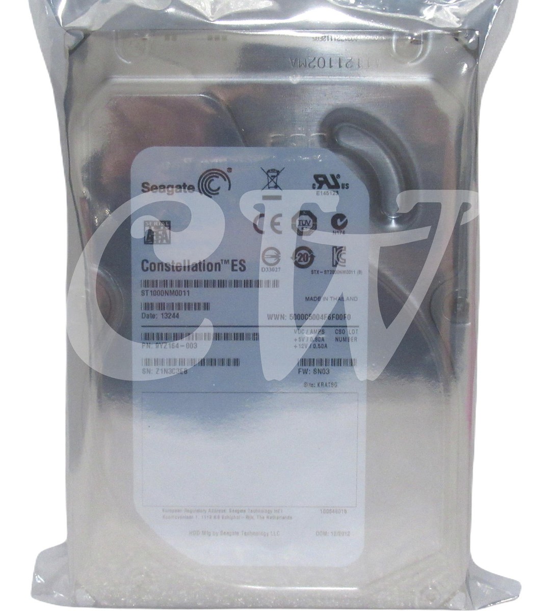 ST1000NM0011 For Seagate CONSTELLATION 1TB 7.2K RPM 6Gbps 3.5