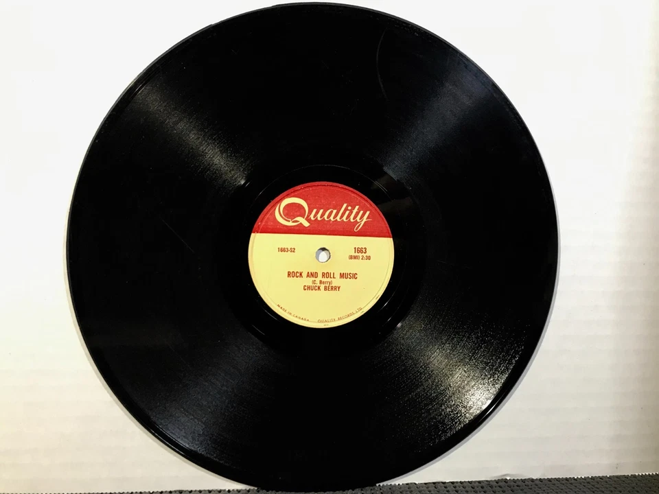 CHUCK BERRY Rock And Roll Music / Blue Feeling QUALITY RECORDS 1957 10” 78 RPM - Image 3 of 4