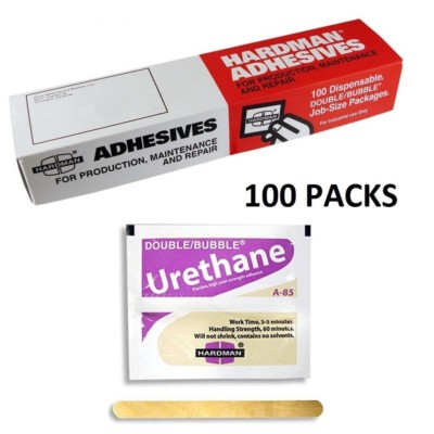 Double Bubble Urethane Purple Beige 3.5g  Epoxy A-85 Includes 100 Packs 04024