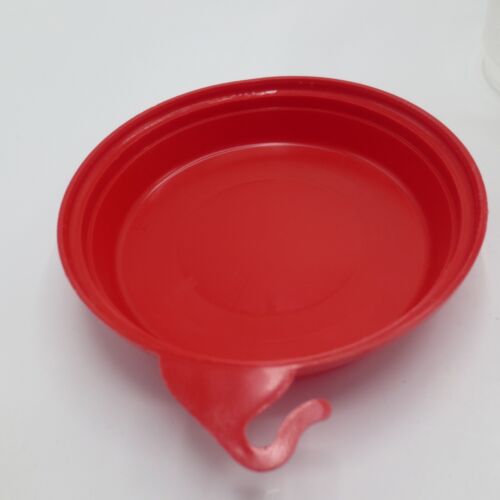Whirly Walt Disney World Mickey Mouse Plastic Cup Bucket Clear Red Top 9" Tall - Picture 6 of 8