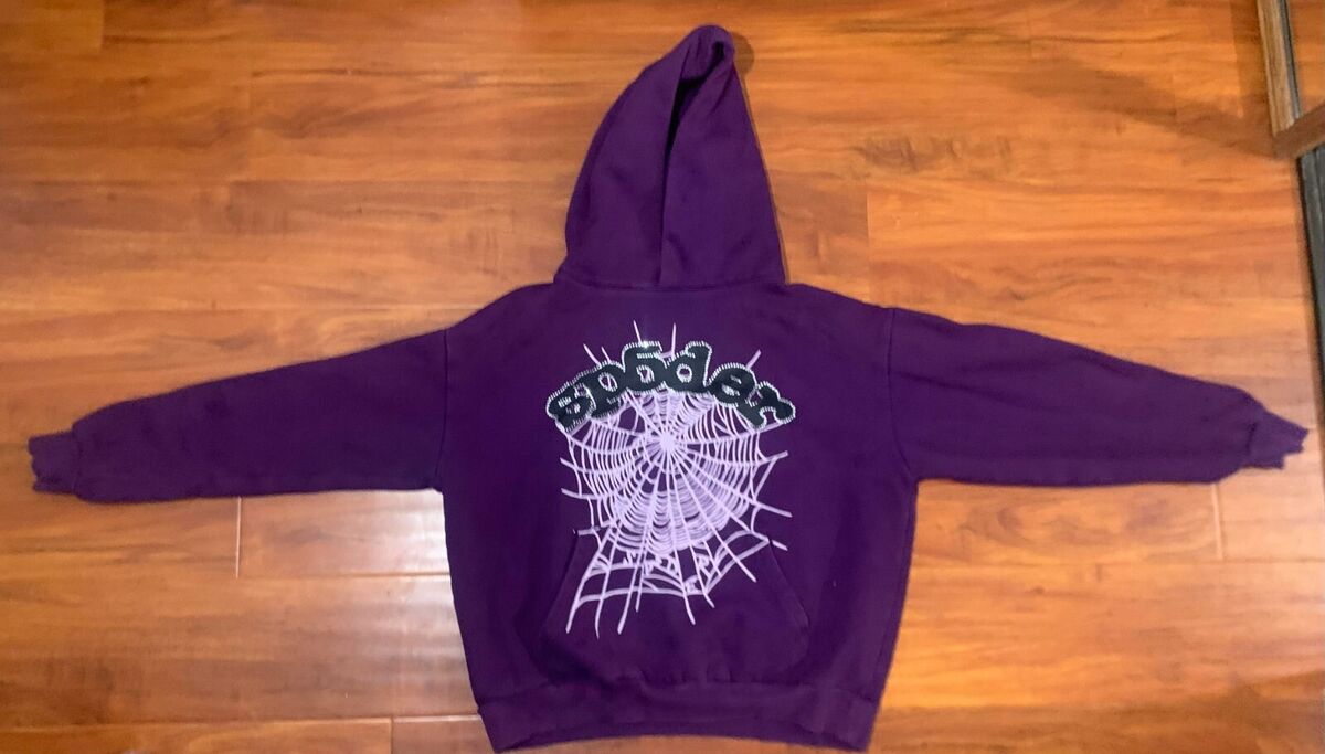 Spider Worldwide - Authentic Sp5der Hoodie Purple (Medium Spider Worldwide - Authentic Sp5der Hoodie Purple (Medium