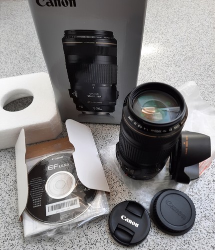 Boxed Canon EF 70-300mm 1:4-5.6 IS USM Image Stabilizer Lens for- Canon EOS DSLR - Picture 12 of 15