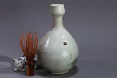 Old Korean Joseon Dynasty Porcelain Vase 7.48inch Traditional